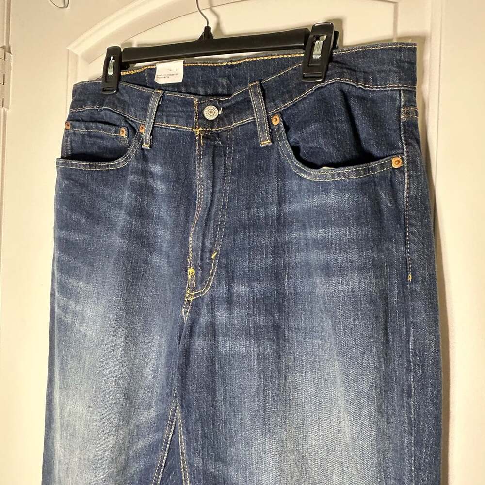 Levi's 541 Athletic Fit Jeans 34x34 Dark Wash Denim - Picture 4 of 7